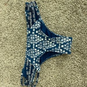 Blue and White Ripcurl Bikini Bottoms